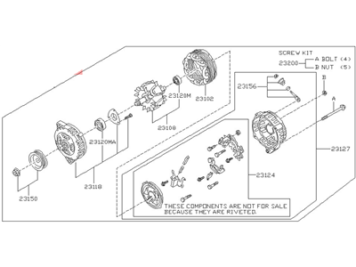 Infiniti 23100-0L701 ALTERNATOR