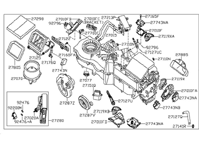 Infiniti 27110-ZC300 Heating Unit-Front