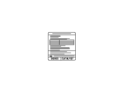 Infiniti 14805-6KA2A Label-Emission Control Information