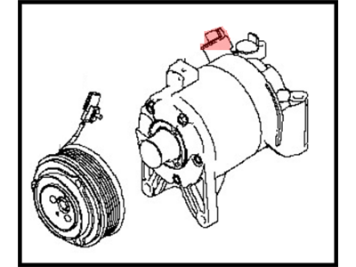 2015 Infiniti QX60 A/C Compressor - 92600-1JA1A