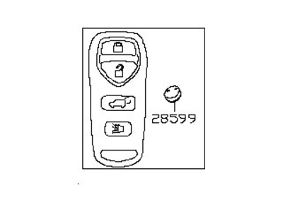 Infiniti 28268-C990A Switch Assembly-Remote