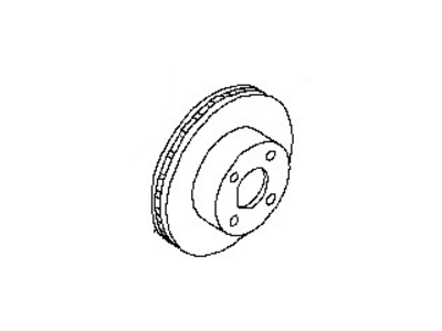Infiniti 40206-ZA500 Rotor Disc Brake Front 40206-ZA500 Infiniti Rotor Disc Brake Front Illustration 1 of 1