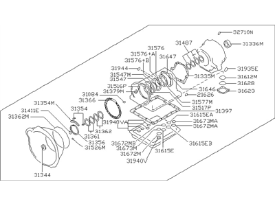 Infiniti 31397-95X25 Gasket & Seal Kit-Auto Transmission