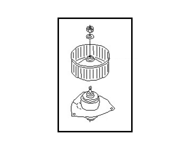 Infiniti 27220-40U01 Motor & Fan Assy-Blower