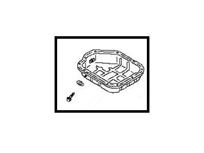 Infiniti 11110-3TA3A Upper Oil Pan Assembly