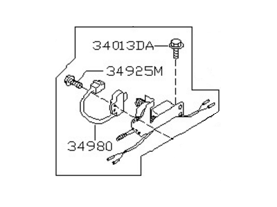 Infiniti 34970-92Y20 SOLENOID Assembly-Select Lock