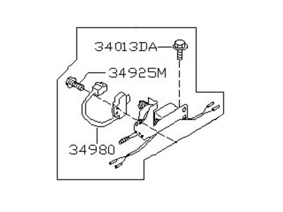 Infiniti 34970-62J00 SOLENOID Assembly-Select Lock