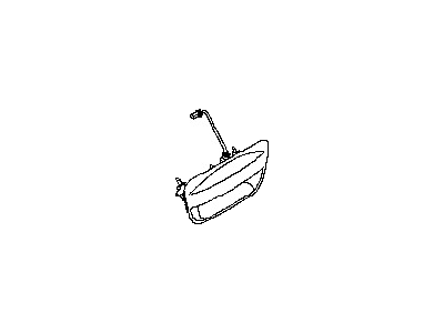 Infiniti 90606-ZW50E Handle-TAILGATE 90606-ZW50E Infiniti Handle-TAILGATE Illustration 1 of 1