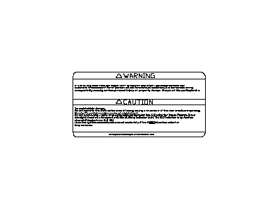 Infiniti 99075-7S110 Label Transfer Control