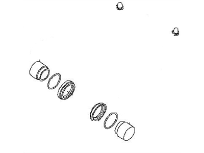 Infiniti Brake Caliper Repair Kit - D4120-EG50C