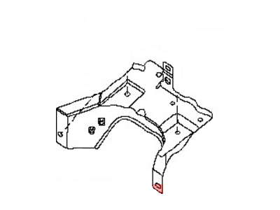 Infiniti 64160-JA000 Bracket-Battery Support