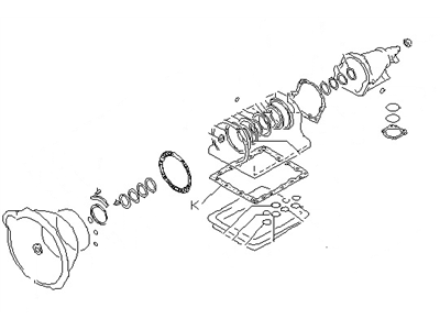 Infiniti 31397-41X94 Gasket & Seal Kit-Auto Transmission