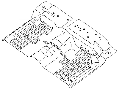 Infiniti QX4 Floor Pan - 74512-0W030