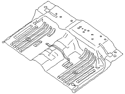 2019 Infiniti QX60 Floor Pan - 74512-3JA1E