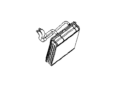 Infiniti 27280-40U11 Evaporator Assy-Cooler