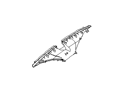 Infiniti 27800-9FD0A Nozzle-DEFROSTER