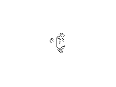 Infiniti QX4 Car Key - 28268-5W500