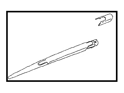 Infiniti 28780-3JA0A Rear Window Wiper Arm Assembly