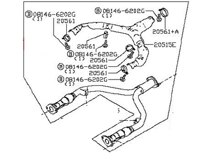 2011 Infiniti EX35 Catalytic Converter - 20020-JL00A