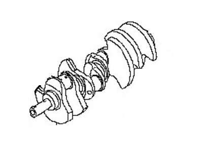 2004 Infiniti QX56 Crankshaft - 12200-7S000