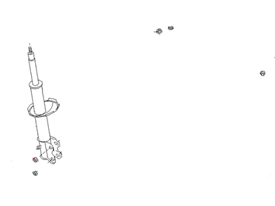 Infiniti QX4 Shock Absorber - 54303-2W127