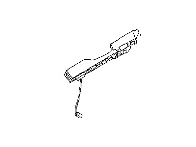 Infiniti 80611-ZC01A Bracket-Outside Handle LH