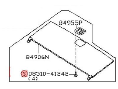Infiniti 84908-7S000 Board Assembly-Luggage Floor 84908-7S000 Infiniti Board Assembly-Luggage Floor Illustration 1 of 1