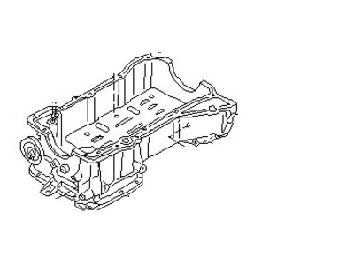 Infiniti 11110-31U2A Oil Pan Assembly