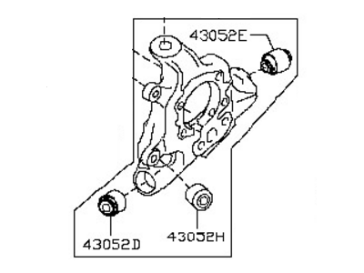 Infiniti Steering Knuckle - 43019-1AA0A