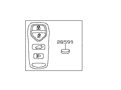 2006 Infiniti QX56 Transmitter - 28268-8S200