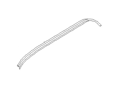 Infiniti 76842-0W011 WEATHERSTRIP - Front Door Outside, RH