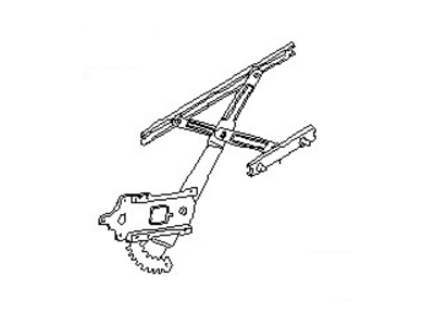 2004 Infiniti QX56 Window Regulator - 80720-7S000