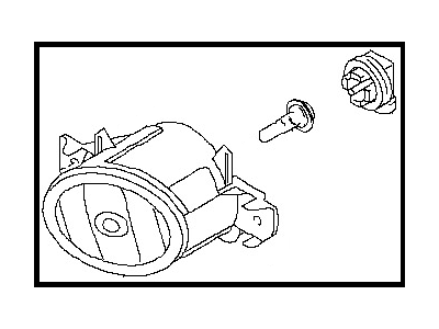 Infiniti 26155-8993A Lamp Fog RH