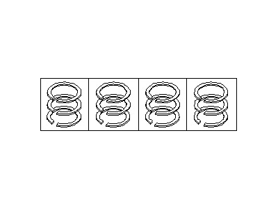 2001 Infiniti G20 Piston Ring Set - 12033-4M802