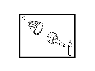 Infiniti 39241-8J126 Repair Kit-Dust Boot,Outer