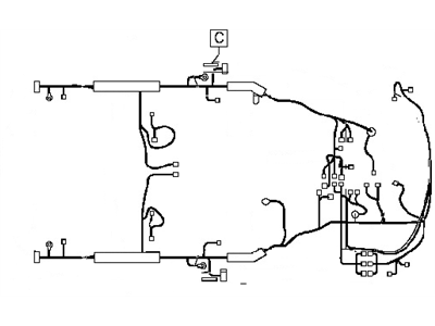 Infiniti 24017-ZC102 Harness-Body,NO2