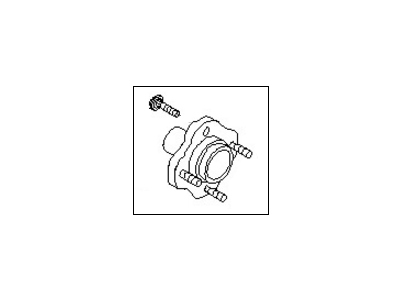 43202-35F11 Infiniti Hub Assy-Rear Illustration 1 of 1