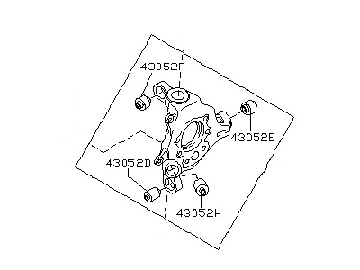 Infiniti M35 Steering Knuckle - 43019-AL50A