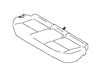 Infiniti 88320-3L000 Trim Assembly-Rear Seat Cushion