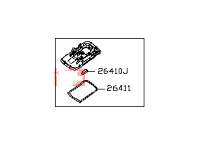 Infiniti 26410-3JA0A Lamp Assembly-Room