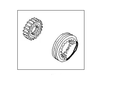 Infiniti 32610-50J00 Sleeve & Hub Set-Coupling,3RD & 4TH