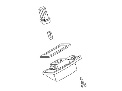 Infiniti 26510-AR000 Lamp Assembly-Licence