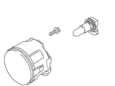 Infiniti 26150-8990B Lamp Fog RH