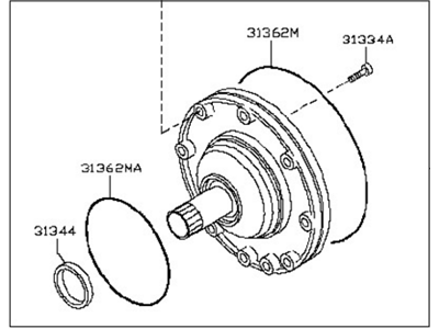 Infiniti QX56 Oil Pump - 31340-1XJ0E