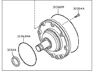 2018 Infiniti QX80 Oil Pump - 31340-1XJ0E