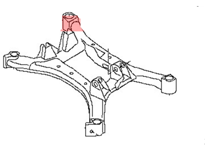 Infiniti QX56 Rear Crossmember - 55400-ZQ00A