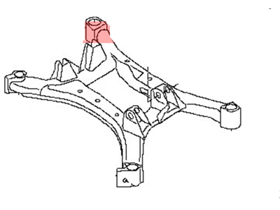 Infiniti 55400-ZC00C Member Complete - Rear Suspension