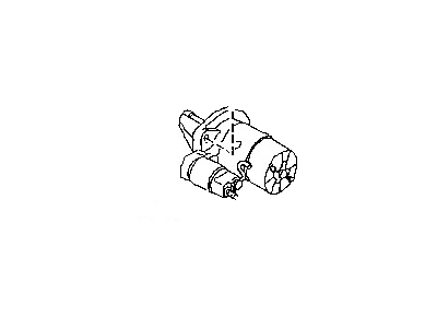 2000 Infiniti G20 Starter Motor - 23300-2J261