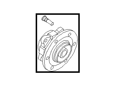 Infiniti 43202-7S000 Rear Axle Hub Assembly