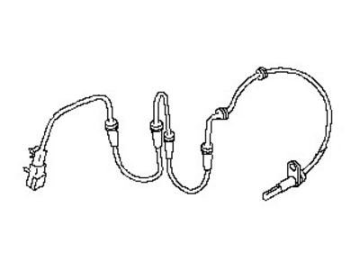 Infiniti 47910-JK500 Sensor Assembly-Anti SKID Front